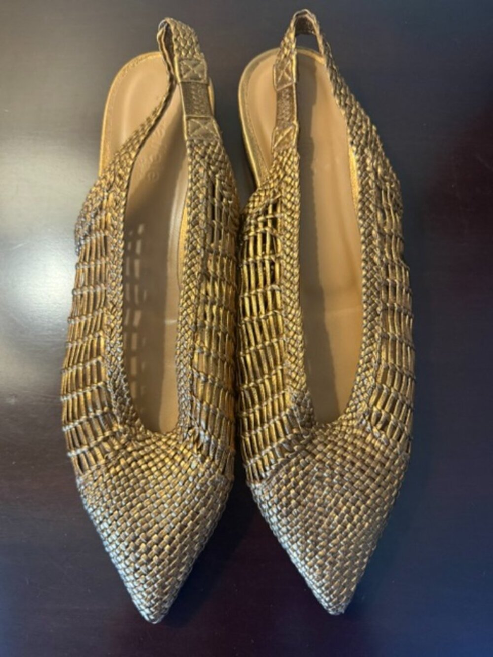 parallele paris COMO Regular price 360,00 € Braided nappa leather ballerina flat